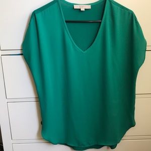Loft green blouse